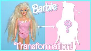 90s Thrifted Barbie Doll Glow-Up  Restoration Foam n Color  Shampoo Magic 1995