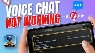 How to Fix PUBG Voice Chat Issue on iPhone  PUBG Mobile Voice Chat Not Working