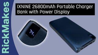 IXNINE 26800mAh Portable Charger Bank with Power Display