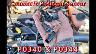 Ford Fusion Camshaft Position Sensor Replacement - Codes P0340 & P0344