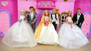 Barbie Puppe Rapunzel Hochzeitsgeschäft Hochzeitskleid einkaufen