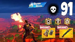 91 Elimination Solo Vs Squads Zero Build Gameplay Wins Fortnite chapter 5