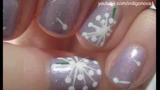 Dandelion Clocks Nail Art Tutorial