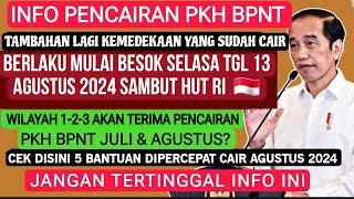 5 BANTUAN SOSIAL PEMERINTAH MULAI CAIR LAGI BESOK SENIN 13 - 15 AGUSTUS 2024.? WAJIB TAHU SEMUA KPM