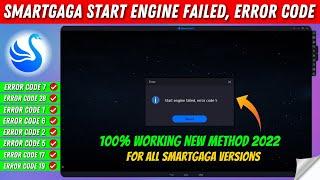 How to Fix Smartgaga Start Engine Failed Error Code 7Error Code 28Error Code 1  Smart gaga Error