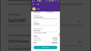 Cara membeli listrik prabayar menggunakan ovo point tokopedia