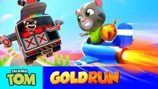 BOSS FIGHT in the Sky - Talking Tom Gold Run NEW Game Update