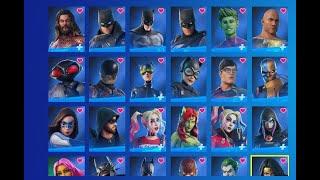 Fortnite All DC Skins and Styles January 2023