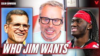 Jim Harbaugh & Chargers pick at #5 is MYSTERY of 2024 NFL Draft  Colin Cowherd Podcast