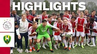 GOALS GALORE & THE CUP   Highlights Ajax O17 - ADO Den Haag O17  Beker