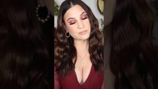 My Cranberry Holiday Look  #holidaymakeup #makeup transformation p