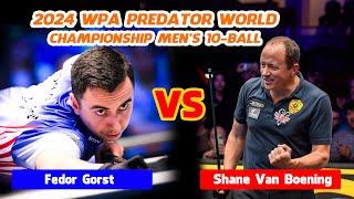 HIGHLIGHTS  Fedor Gorst vs Shane Van Boening  2024 Predator World Championship Mens 10-ball