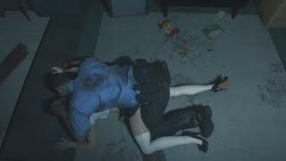 Resident Evil 2 Claire Sexy School Girl Ryona