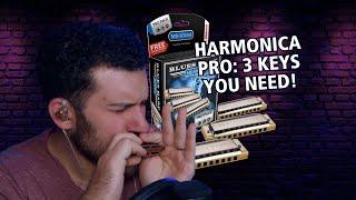 Hohner Blues Harp Pro Pack Play the Top Three Keys Like a Pro