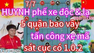 HUYNH phế xe độc lạ 5 quân bao vây tấn công xe mã sát cục có 1.0.2