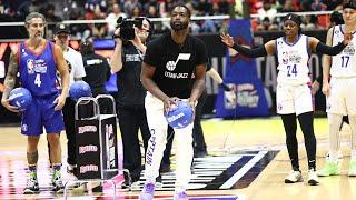 Dwyane Wade vs Ryan Smith go at it in a 3PT Competition #RufflesCelebGame