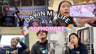 Day in my life as a SOPHOMORE in HIGHSCHOOL  vlog movie premiere grwm