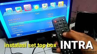 Instalasi Reciver Set top Box INTRA #settopboxtvdigital #settopbox #settopboxtvdigitalindonesia