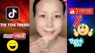 Tik Tok China   Makeup Challenge Compilation   Makeup vs No Makeup   Makeup Art Funny