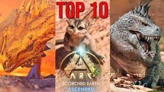 TOP 10 Creatures You NEED To Tame For Scorched Earth  ARK Survival Ascended