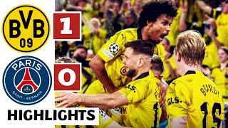 🟡Borussia Dortmund vs PSG 1-0 HIGHLIGHTS Niclas Füllkrug GOAL  UCL Semi-Final