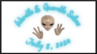 Wordle & Quordle of the Day for July 8 2024 ... Happy Landings in Roswell New Mexico