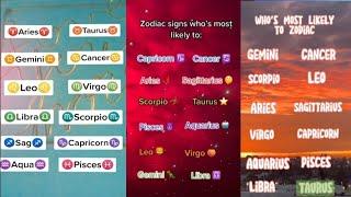 Whos most likely to Zodiac signRand editionTiktok