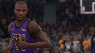 Nba LIVE 19 Vs NBA 2k19 Lakers legend facerender Comparison