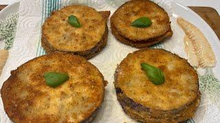 AUBERGINES CUTLETS by Betty and Marco - Quick and easy recipe