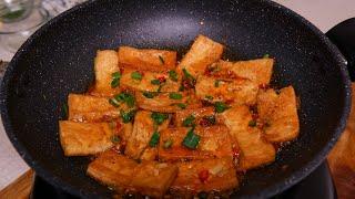 Braised tofu tastes better than meat  Simple but really delicious and fragrant  Delicious food