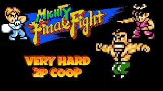 Mighty Final Fight Rebirth прохождение coop Шляпник  Игра PC Dendy Nes Famicom Стрим rus