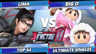 S Factor 11 - Lima Bayonetta Vs. Big D Ice Climbers Smash Ultimate - SSBU