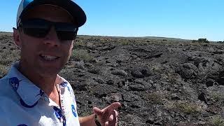 The awesome geology of Kings Bowl a fascinating fissure in Craters of the Moon NM Idaho