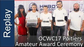Amateur Award Ceremony at OCWC17 Poitiers
