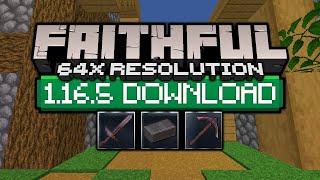 Faithful 64x64 1.16.5 Texture Pack Download & Install Tutorial