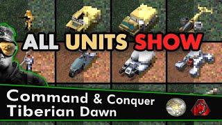 All Units Show C&C Tiberian Dawn  Old & Remastered + Voices
