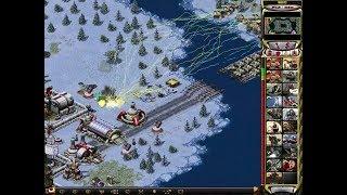 Red Alert 2 - 1 vs 7 The Brutal Enemy Strategy Tesla Tank upgrade