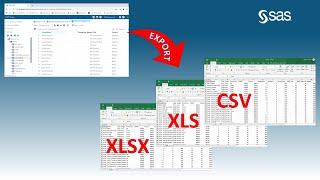 PROC EXPORT  HOW TO EXPORT SAS DATA TO EXCEL OR CSV  HOW TO EXPORT MULTIPLE TABLES IN ONE EXCEL
