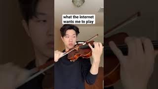 How To Play Violin For Different People #shorts #violin