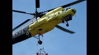 Вертолет Ми-10К № RA-04123 экипаж Горбаченко В.А. Монтаж  башни на ПРС7  Helicopter Mil Mi-10K