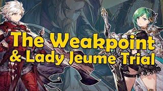 The Weakpoint & Lady Jeume Trial Clear Strategy - WOTV FFBE