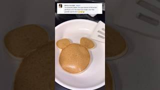 Pancakes de Mickey y Minnie #foodie #viral #disney #viralshort #food #recetas #momlife