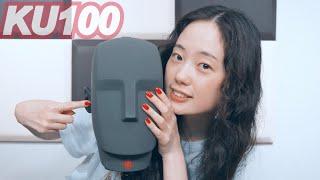 【ASMR】100万円のマイクKU100で癒しの耳かきとタッピング - Dummy Head Ear Cleaning & Tapping 【ダミーヘッド】