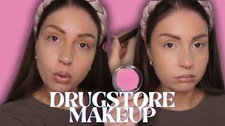 Full face drugstore makeup