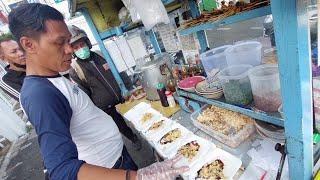 DI SERBU ORANG  SARAPAN PAGI BUBUR AYAM HARGA RP. 12 RIBU - INDONESIAN STREET FOOD