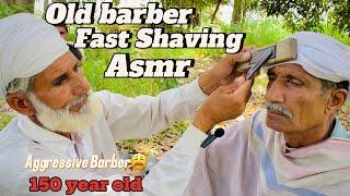 Asmr Fast Shaving️ cream Relaxing  Lofi With Barber is old