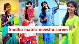 sindhu mateti meesho sarees with codes #meesho celebrity sarees with codes@mrfashionworld   