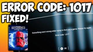 FIX Error Code 1017 In Star Wars Battlefront 2