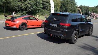 Porsche 991 GT3 RS vs Jeep Cherokee Trackhawk