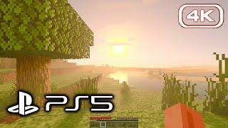 Minecraft PS5 Edition - Official Gameplay 4K 60FPS Preview Beta
